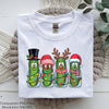 Funny Christmas Pickle Shirt Clipart Bundle