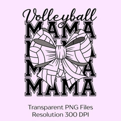 Volleyball Mama Game Day Clipart Bundle - CraftNest - Digital Crafting and Art