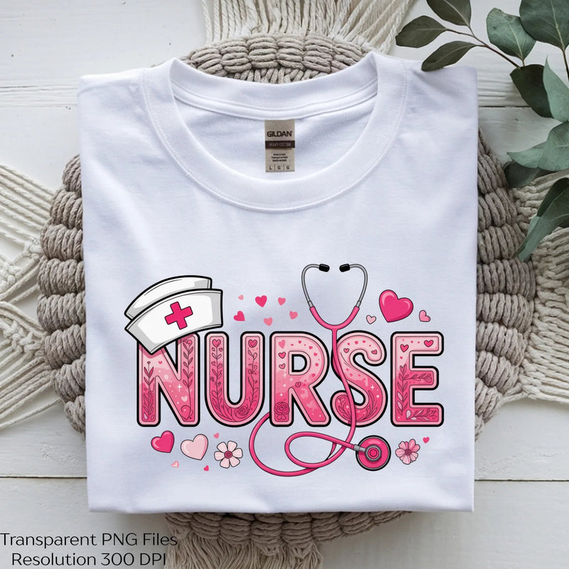 Nurse Valentine Clipart Bundle - CraftNest - Digital Crafting and Art