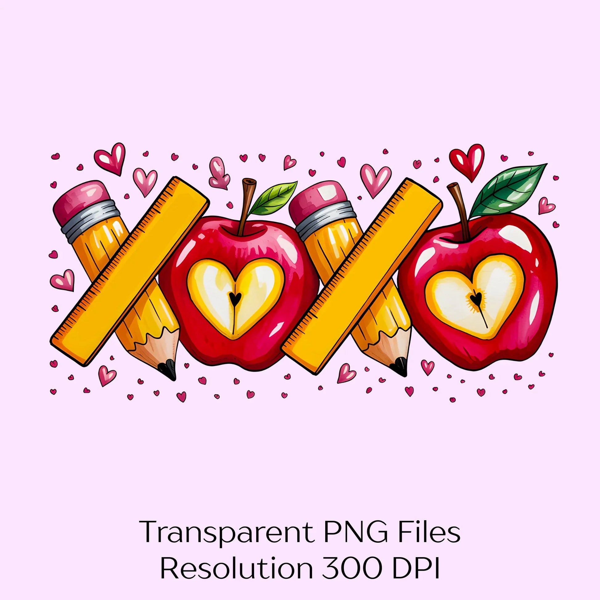 Xoxo Teacher Valentine Clipart Bundle - CraftNest - Digital Crafting and Art
