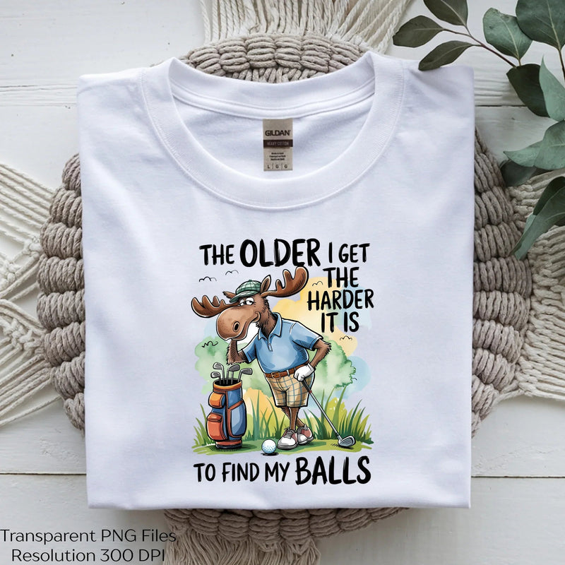 Funny Golf Moose Quote Clipart Bundle - CraftNest - Digital Crafting and Art