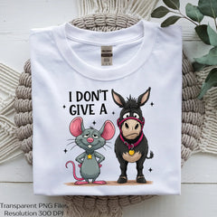 Funny Mouse and Donkey Clipart Bundle - CraftNest - Digital Crafting and Art