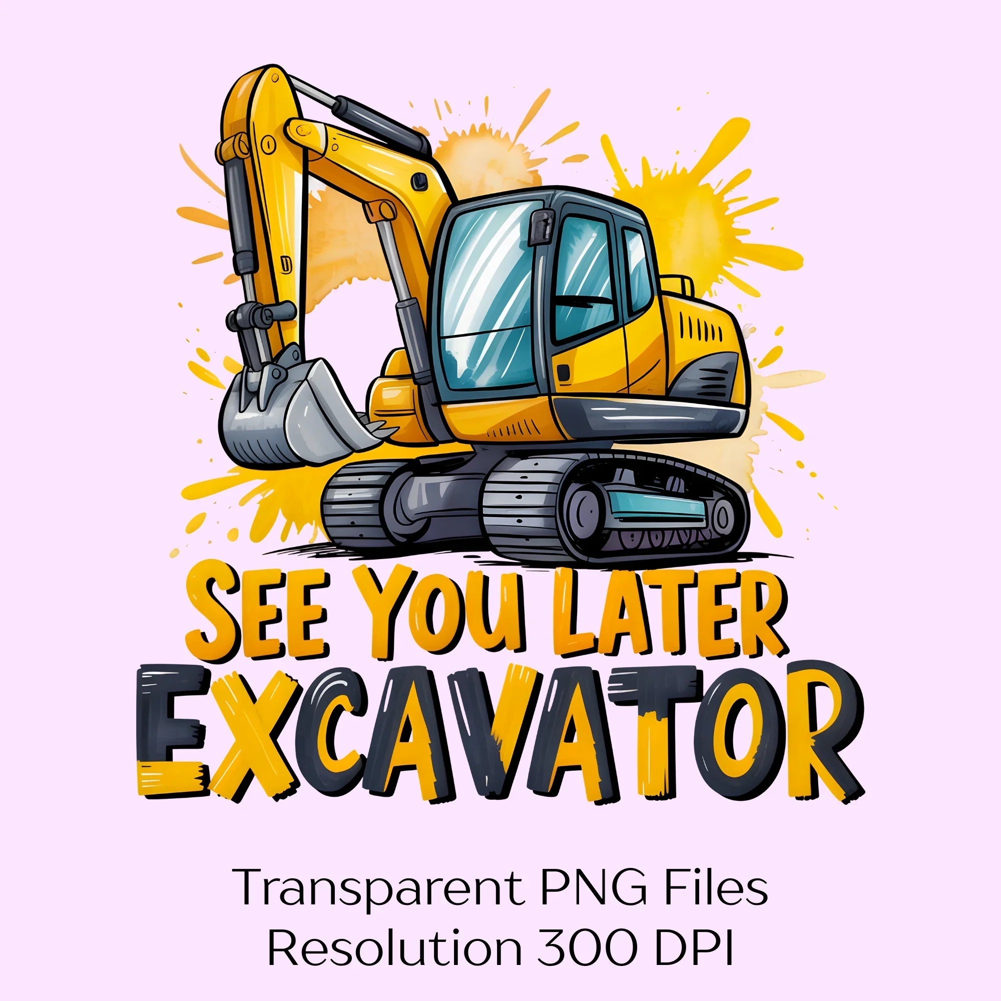 Excavator Clipart Bundle - CraftNest - Digital Crafting and Art