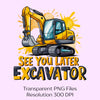 Excavator Clipart Bundle
