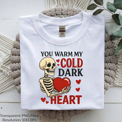 Cold Dark Heart Skeleton Clipart Bundle - CraftNest - Digital Crafting and Art