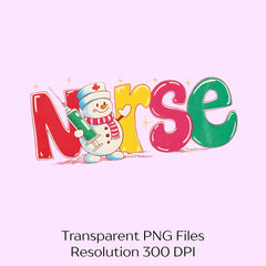 Nurse Christmas Retro Clipart Bundle - CraftNest - Digital Crafting and Art