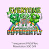 Everyone Communicates Differently Clipart Bundle