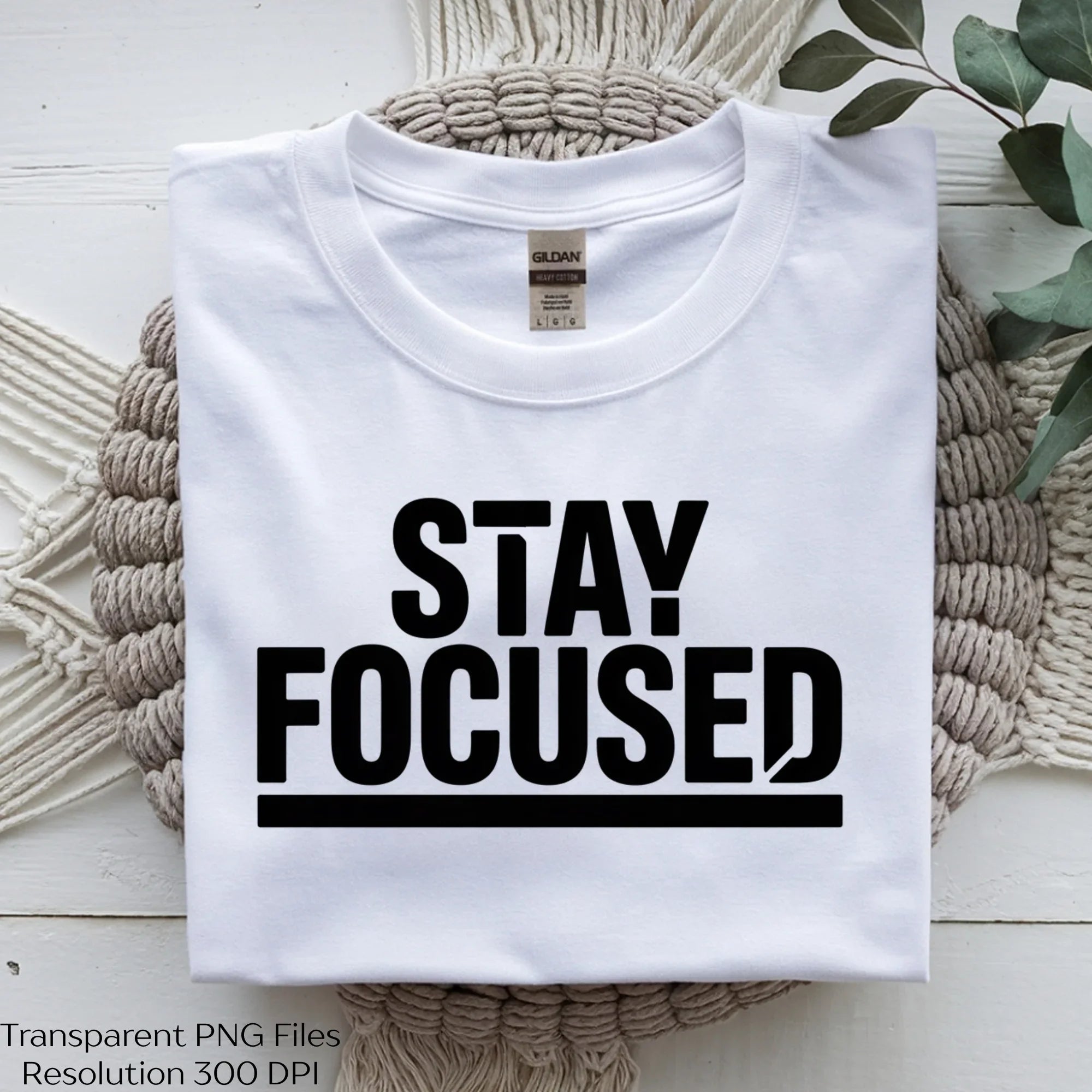 Stay Focused Motivational Shirt SVG Bundle - CraftNest - Digital Crafting and Art