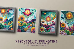 Psychedelic Springtime - CraftNest - Digital Crafting and Art