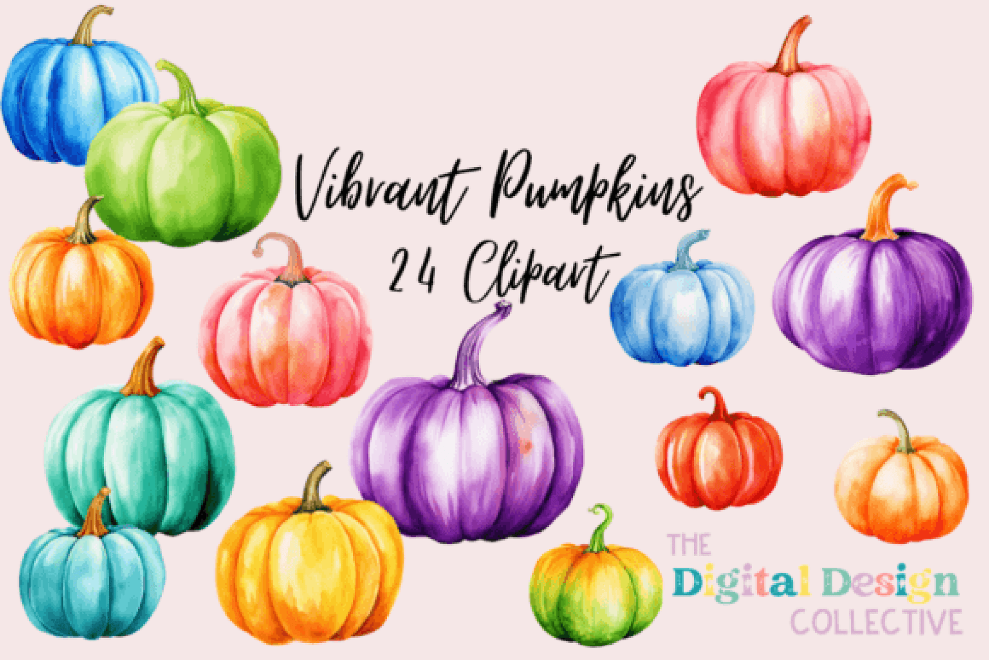 Pumpkin Clipart Bundle - CraftNest - Digital Crafting and Art