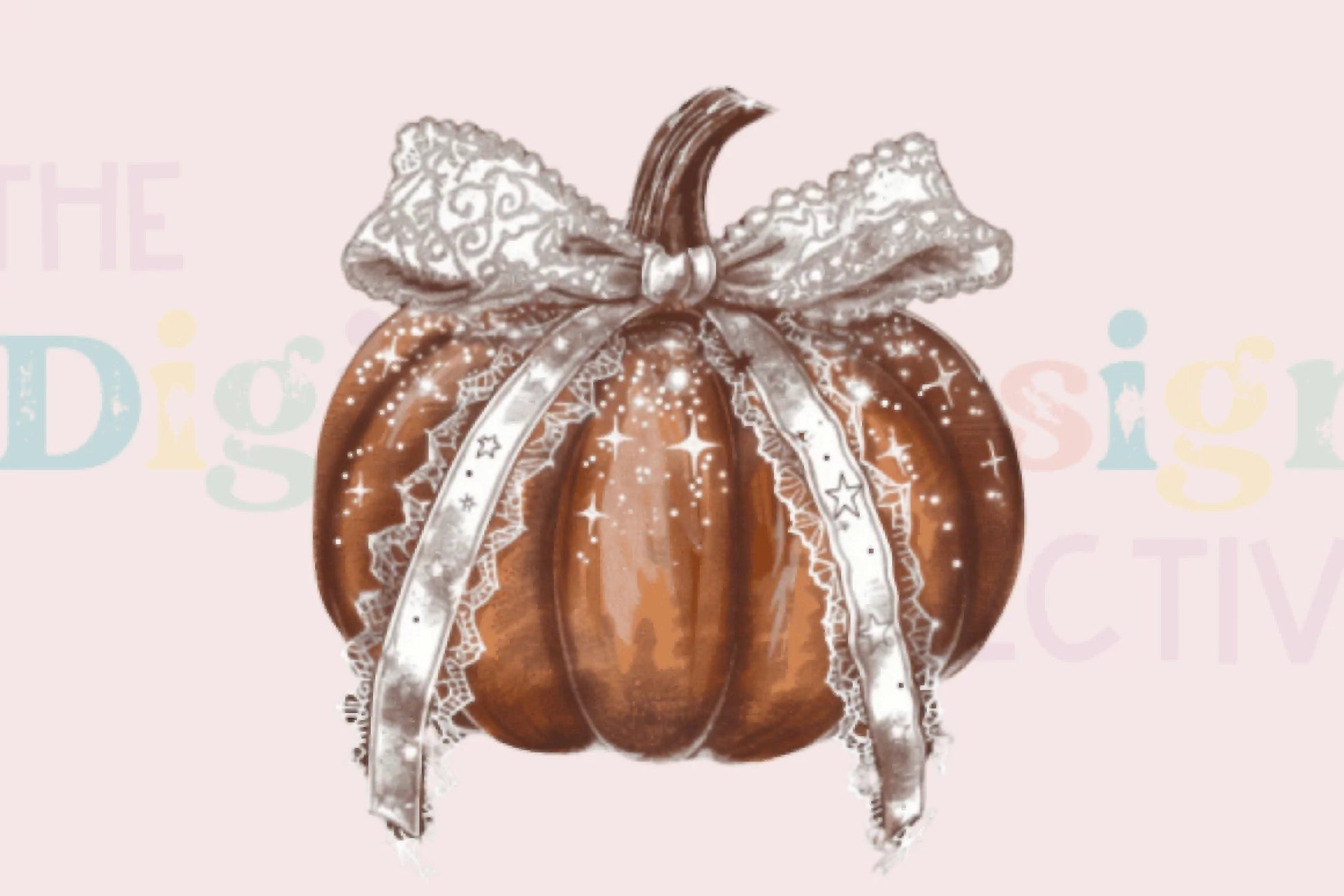Pumpkin Coquette Bow - CraftNest - Digital Crafting and Art