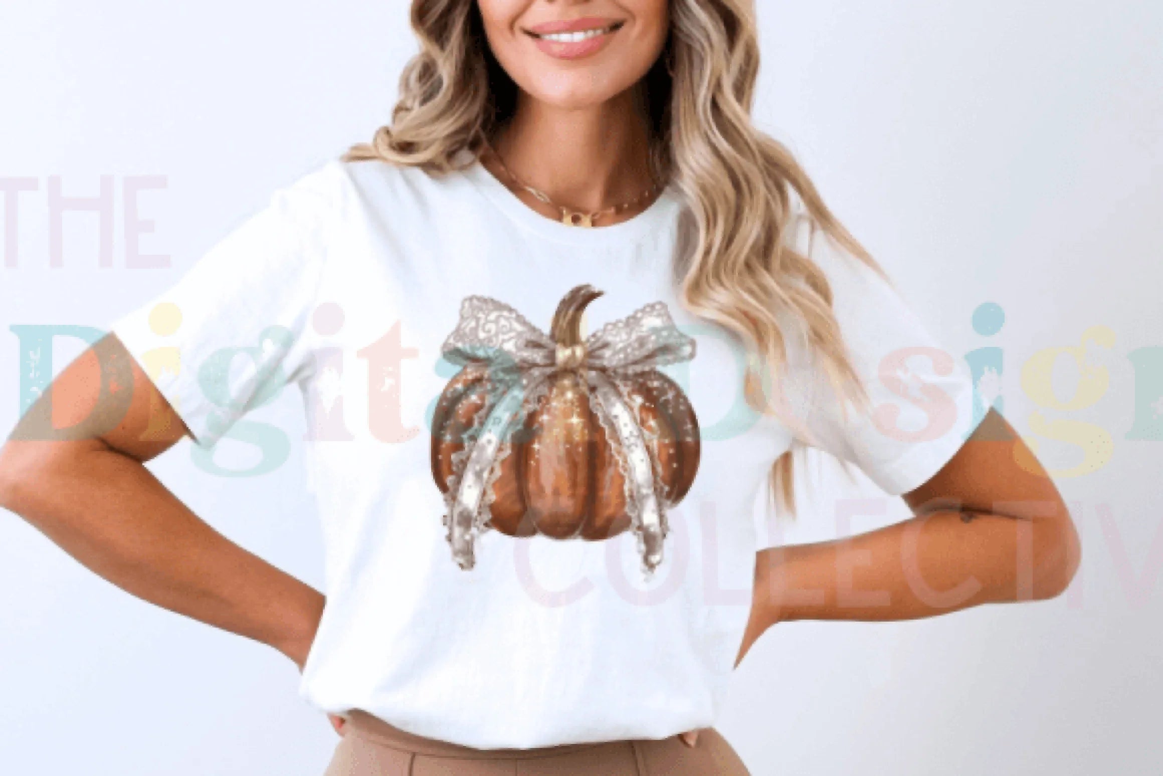 Pumpkin Coquette Bow - CraftNest - Digital Crafting and Art