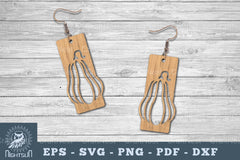 Pumpkin Laser Cut Earrings SVG Bundle - CraftNest - Digital Crafting and Art