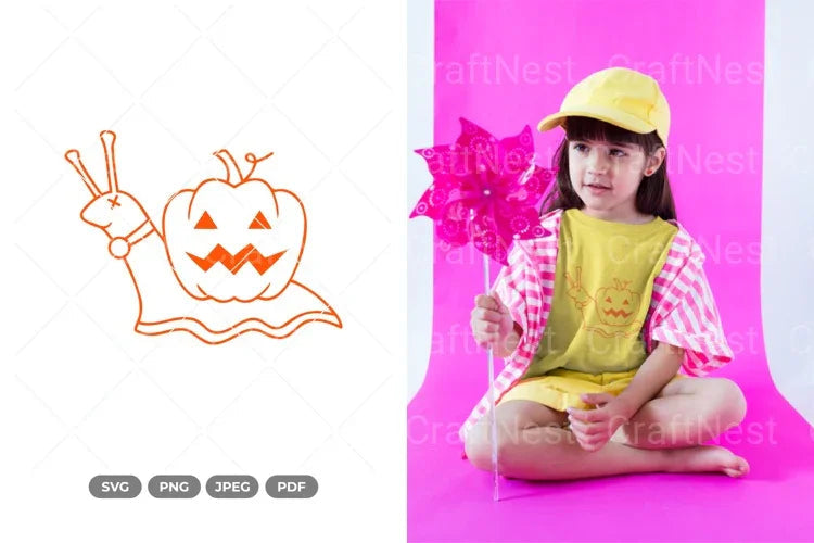 Pumpkin Snail SVG Bundle - CraftNest - Digital Crafting and Art