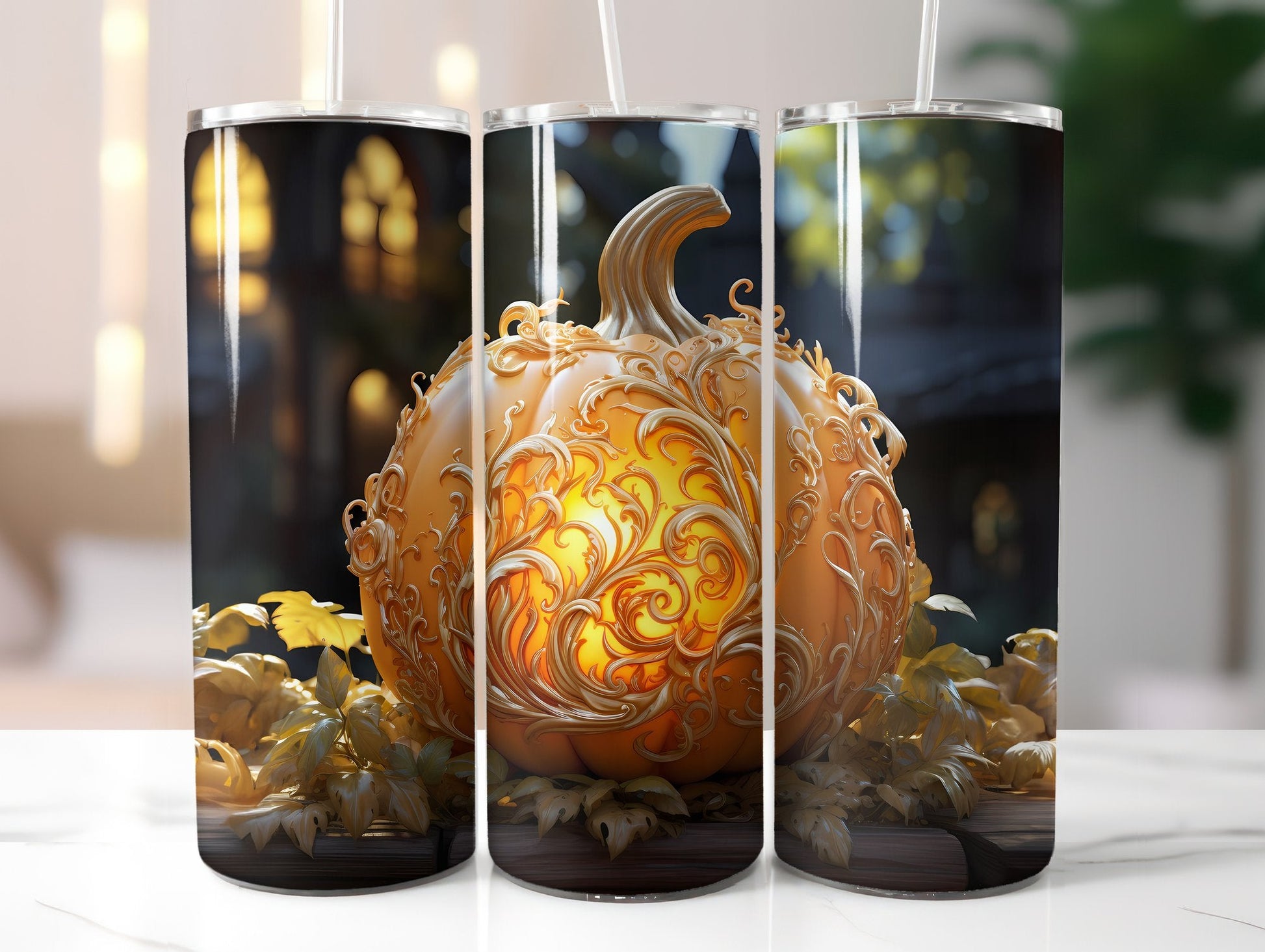 Pumpkins Tumbler Wrap - CraftNest