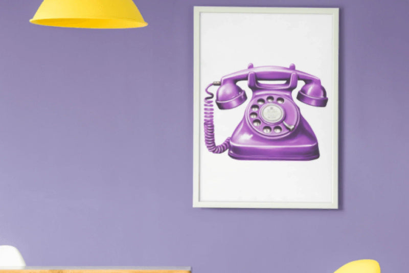 Purple Floral Vintage Phone Clipart Bundle - CraftNest - Digital Crafting and Art
