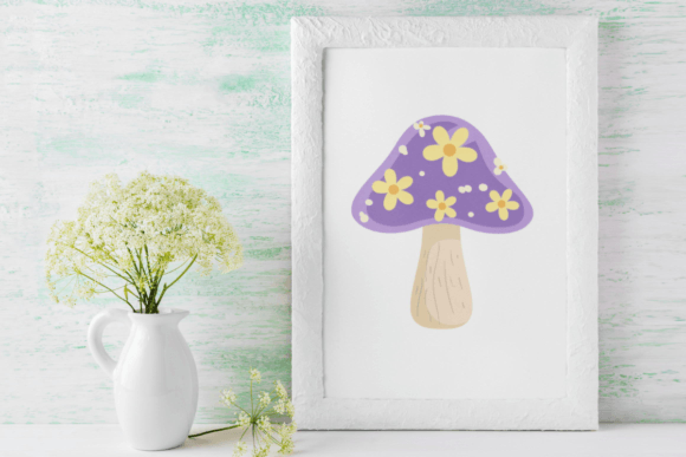 Funky Mushroom Clipart Bundle