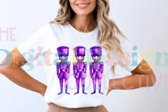 Purple Glitter Nutcracker Friends Clipart Bundle - CraftNest - Digital Crafting and Art
