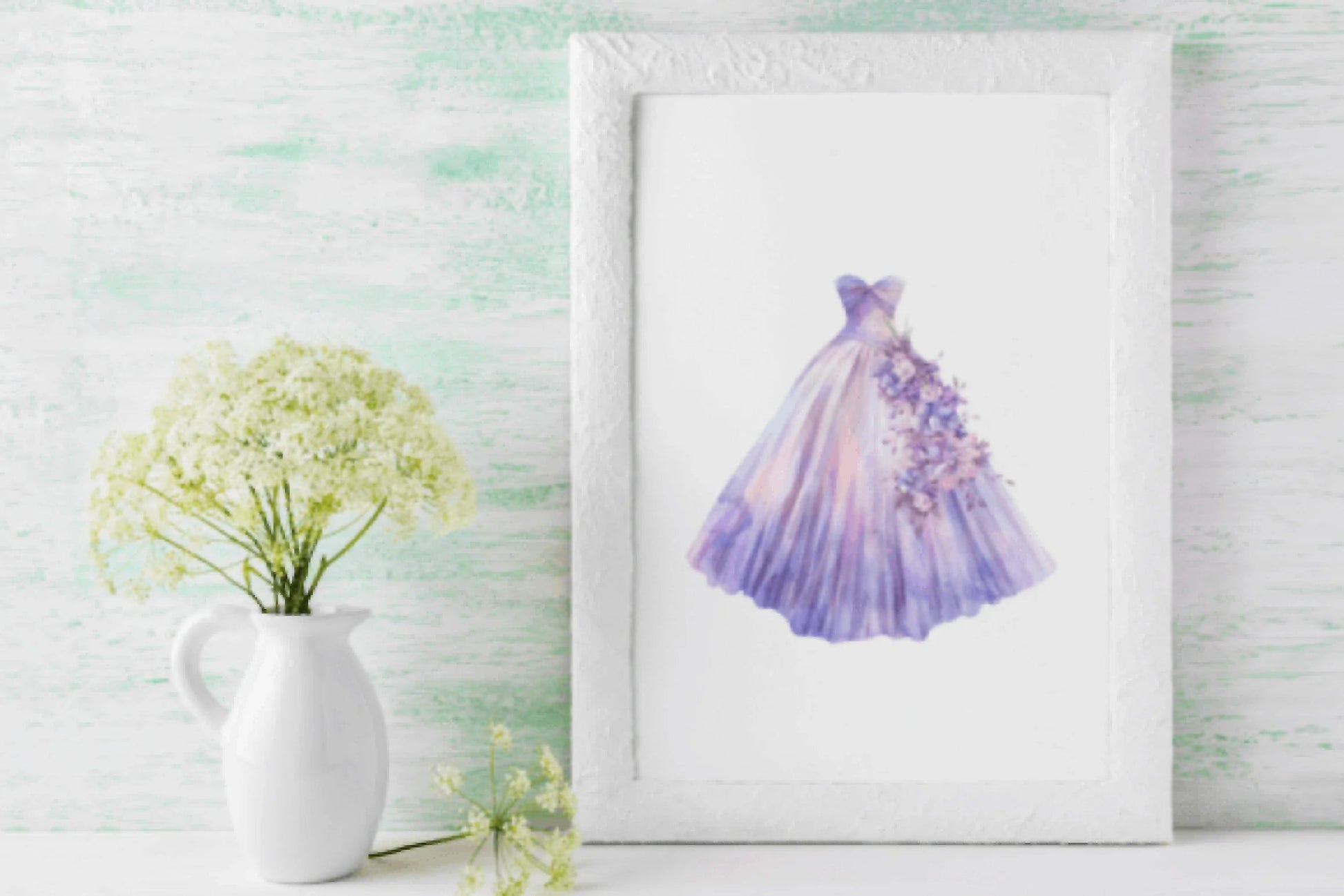 Purple Princess Dresses Clipart Bundle - CraftNest - Digital Crafting and Art