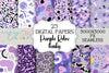 Purple Retro Seamless Digital Paper