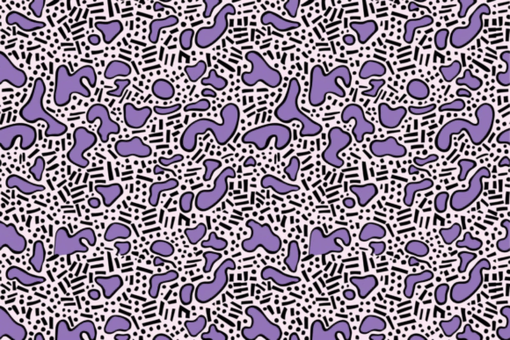 Purple Retro Seamless Digital Paper - CraftNest - Digital Crafting and Art