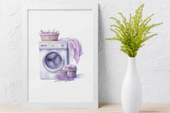Purple Cleaning Clipart Bundle - CraftNest - Digital Crafting and Art