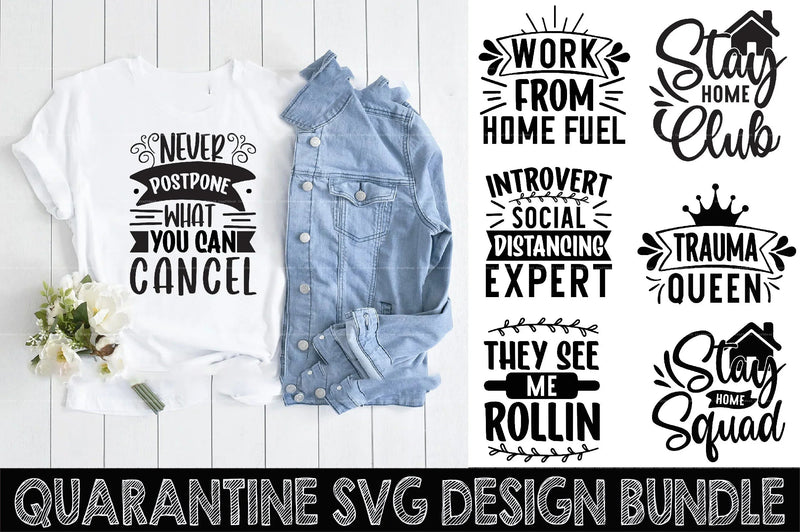 Quarantine Design SVG Bundle - CraftNest - Digital Crafting and Art