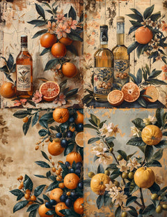 Mediterranean Citrus Junk Journal Pages - CraftNest - Digital Crafting and Art