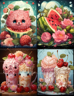 Kawaii Food Junk Journal Pages - CraftNest
