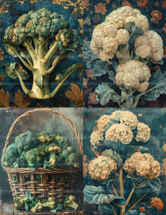 Broccoli Junk Journal Pages - CraftNest - Digital Crafting and Art