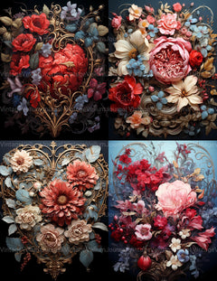 Vintage Valentine's Day Junk Journal Pages - CraftNest