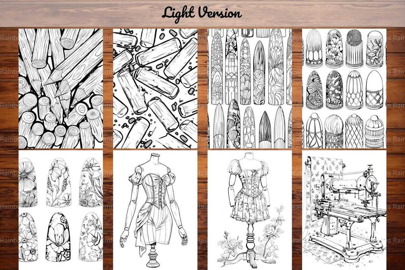Quilting And Sewing Coloring Books - CraftNest - Digital Crafting and Art