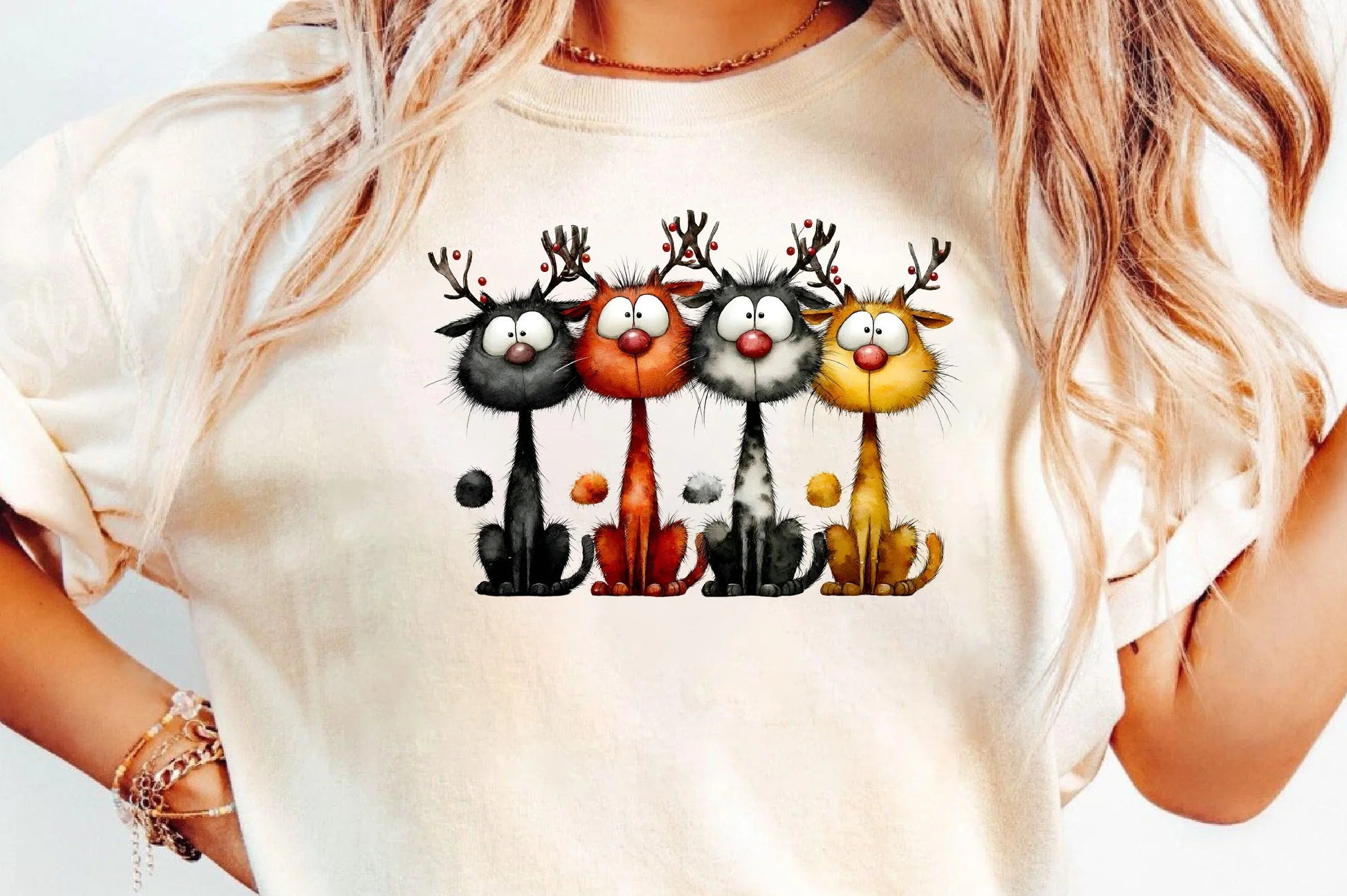 Quirky Christmas Cat Gang Clipart Bundle - CraftNest - Digital Crafting and Art
