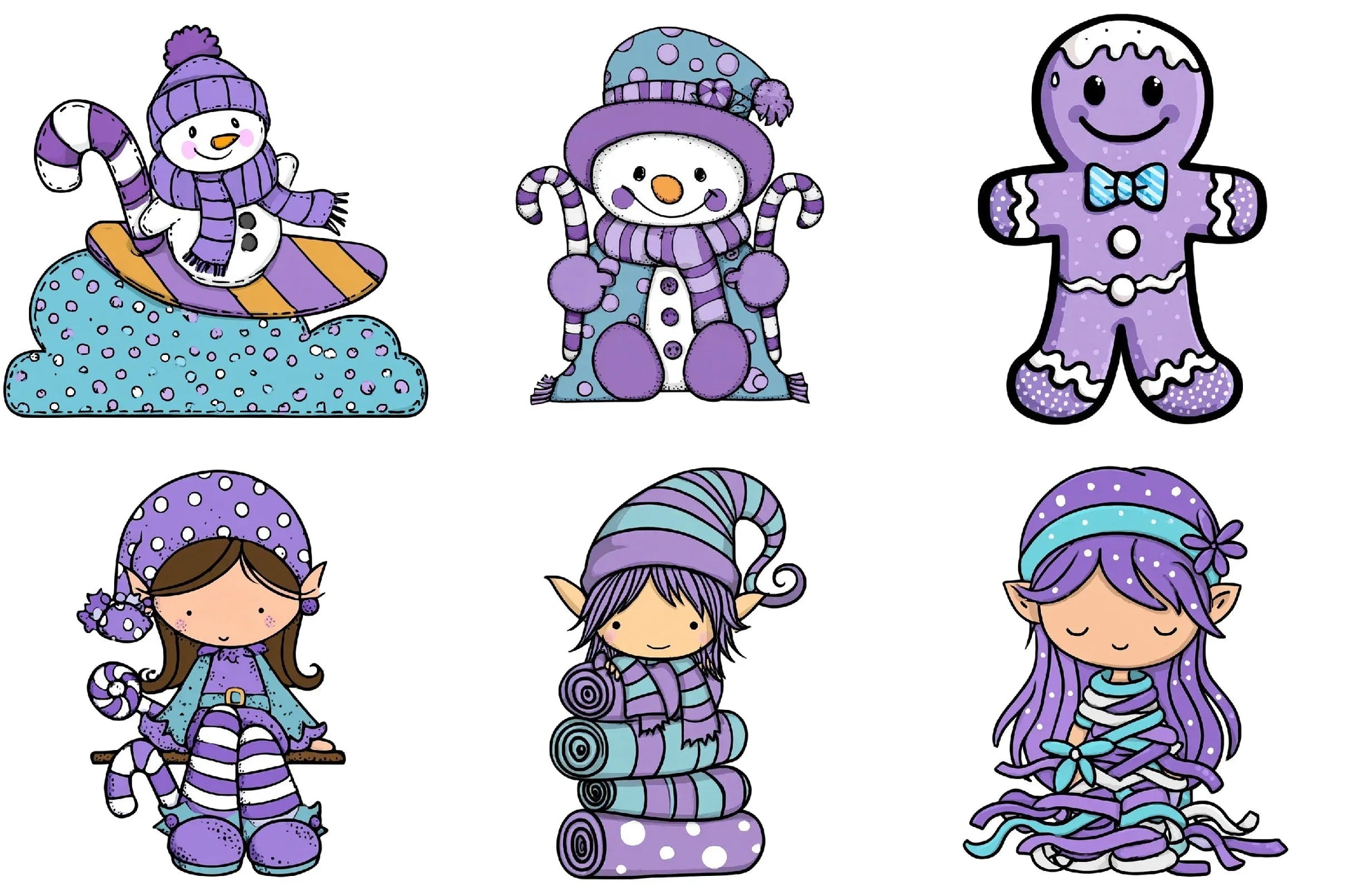 Quirky Christmas Clipart Bundle - CraftNest - Digital Crafting and Art