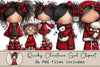 Quirky Christmas Girl Clipart Bundle