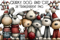 Quirky Dog and Cat Clipart Bundle - CraftNest - Digital Crafting and Art