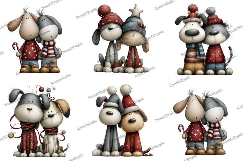 Quirky Dog and Cat Clipart Bundle - CraftNest - Digital Crafting and Art