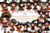 Quirky Halloween Witch Clipart Bundle