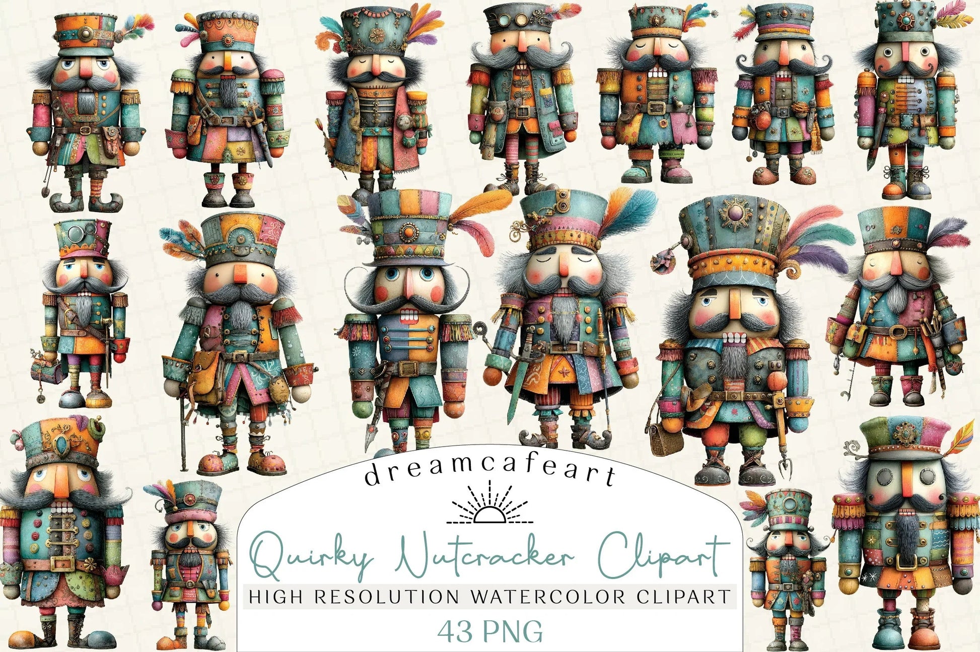 Quirky Nutcracker Clipart Bundle - CraftNest - Digital Crafting and Art