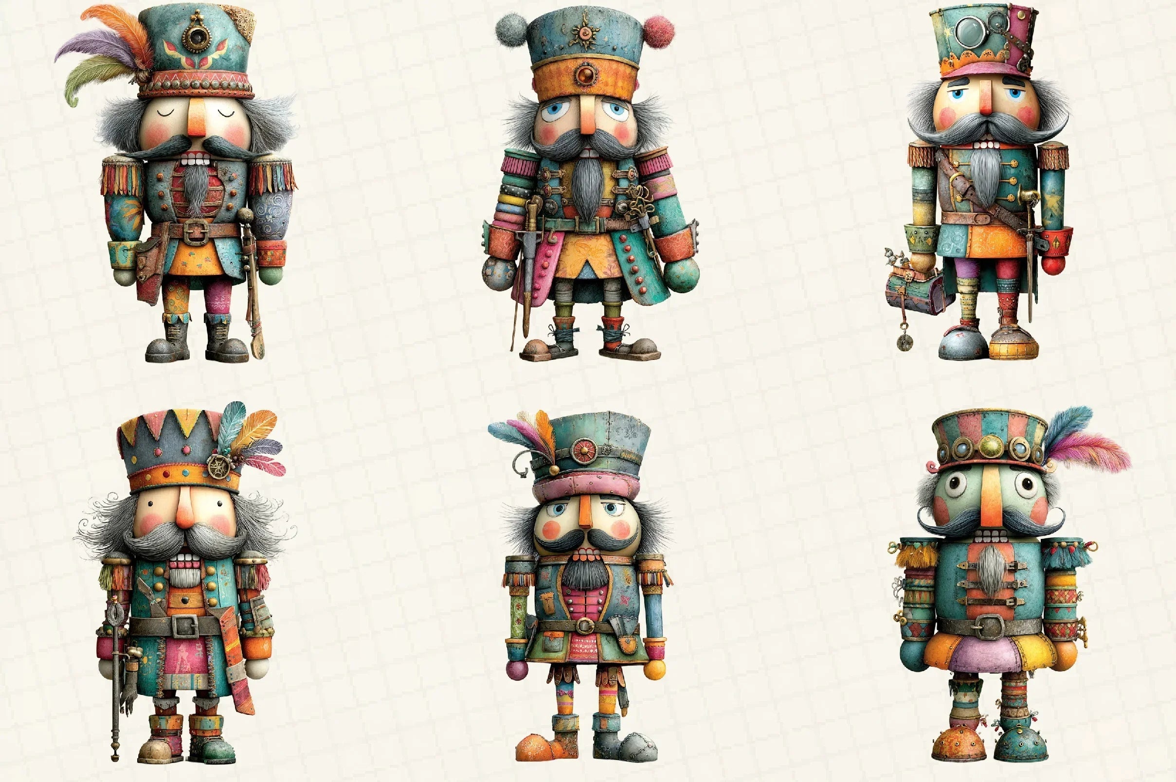Quirky Nutcracker Clipart Bundle - CraftNest - Digital Crafting and Art