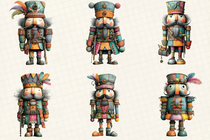 Quirky Nutcracker Clipart Bundle - CraftNest - Digital Crafting and Art