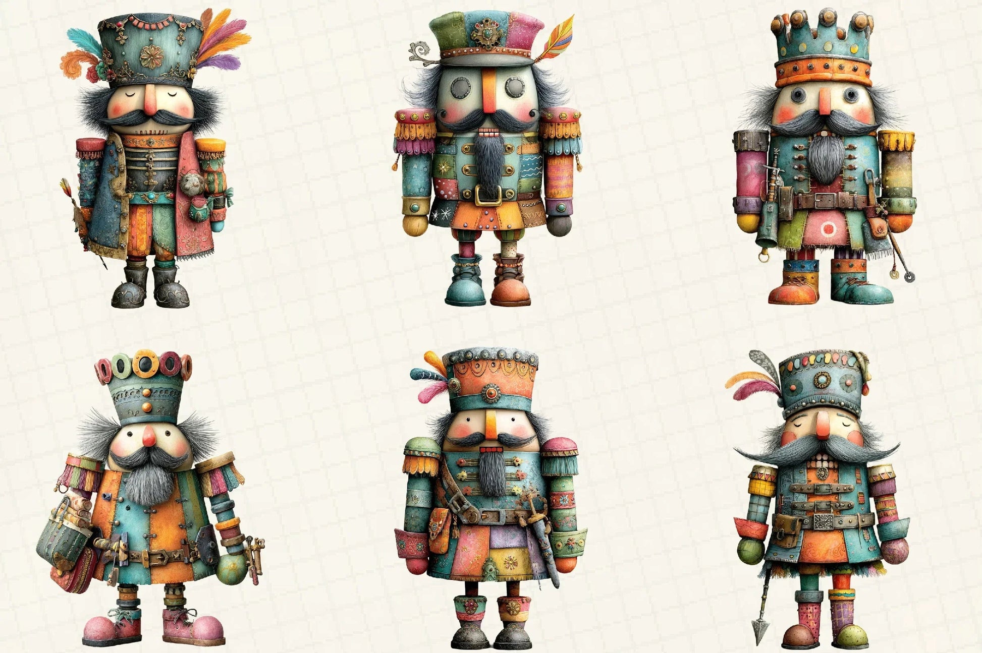 Quirky Nutcracker Clipart Bundle - CraftNest - Digital Crafting and Art