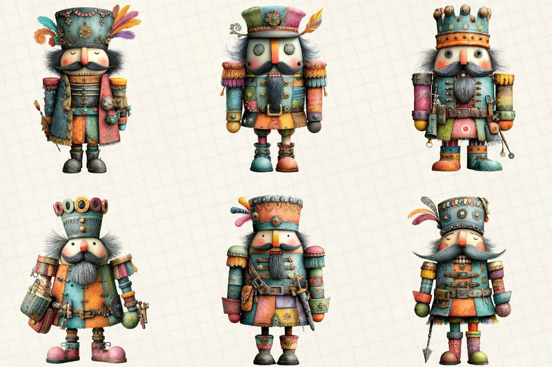 Quirky Nutcracker Clipart Bundle - CraftNest - Digital Crafting and Art