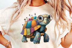 Quirky Tortoise Clipart Bundle - CraftNest - Digital Crafting and Art