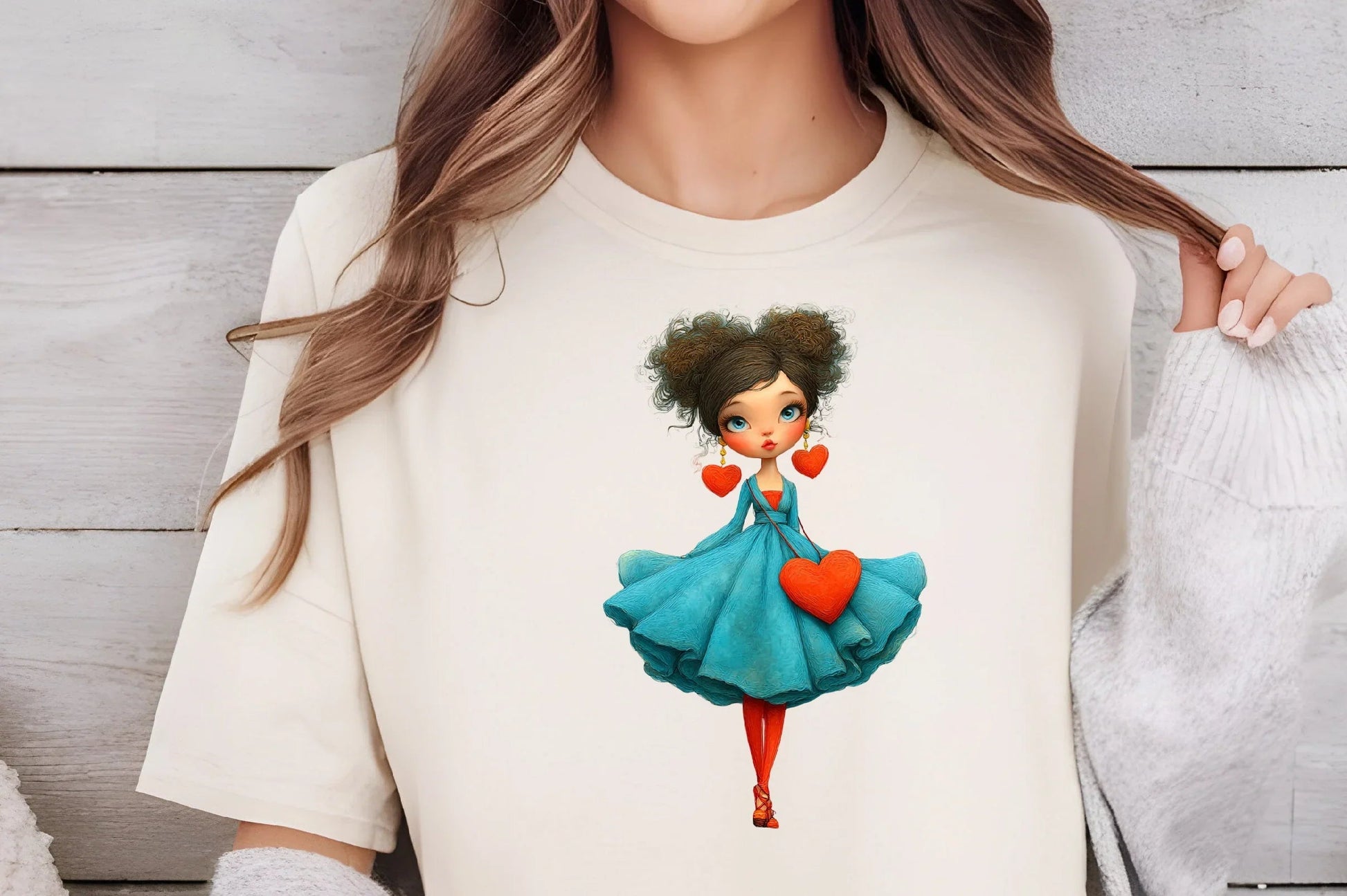 Quirky Valentine's Day Woman Clipart Bundle - CraftNest - Digital Crafting and Art