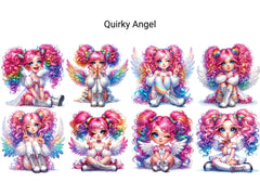 Quirky Angel - CraftNest - Digital Crafting and Art