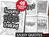 Sassy Quotes Coloring Book