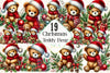 Christmas Teddy Bear Clipart Bundle