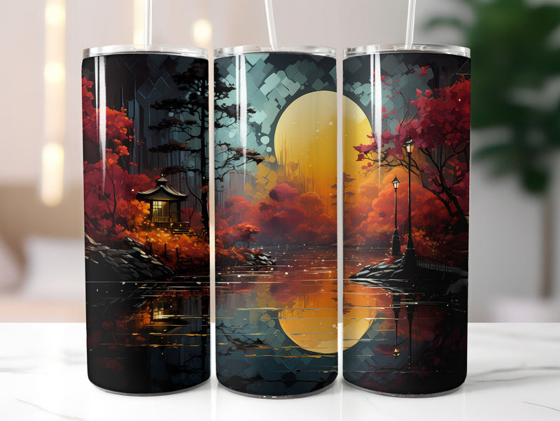 Rainy Fall Days Tumbler Wrap - CraftNest
