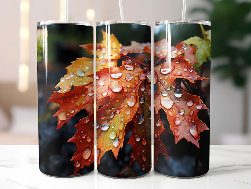 Rainy Fall Days Tumbler Wrap - CraftNest